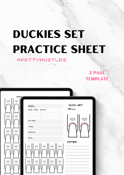 Duck Set Practice Sheets