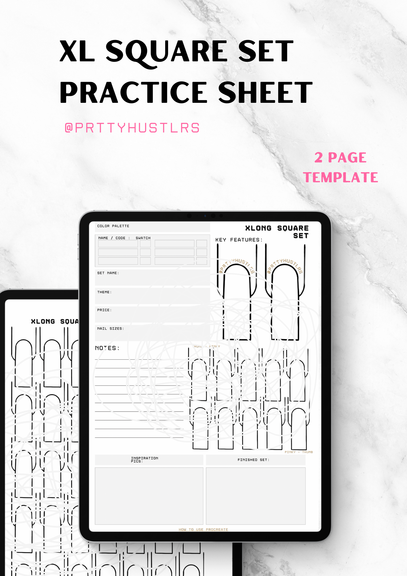 2XLong Square Set Practice Sheets v2