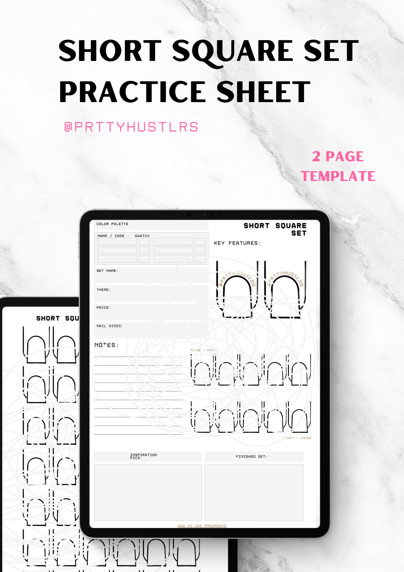 Short Square Set Practice Sheets v2