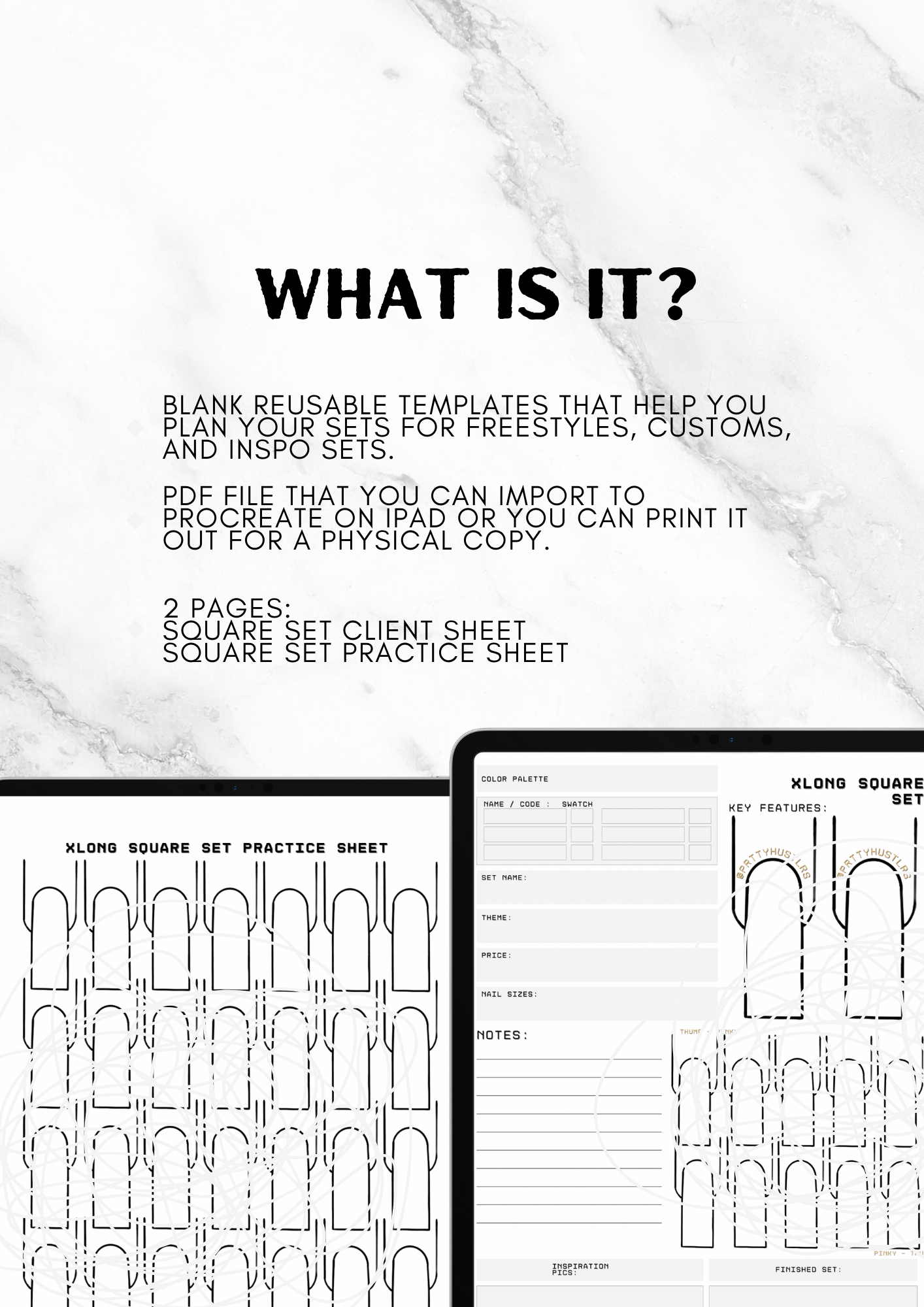 2XLong Square Set Practice Sheets v2