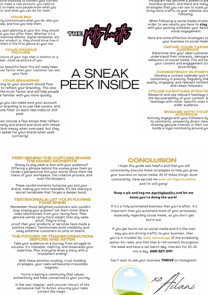 Instagram Reel Growth Guide [With Resell Rights]