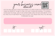 Pretty Pink Size Kit Template